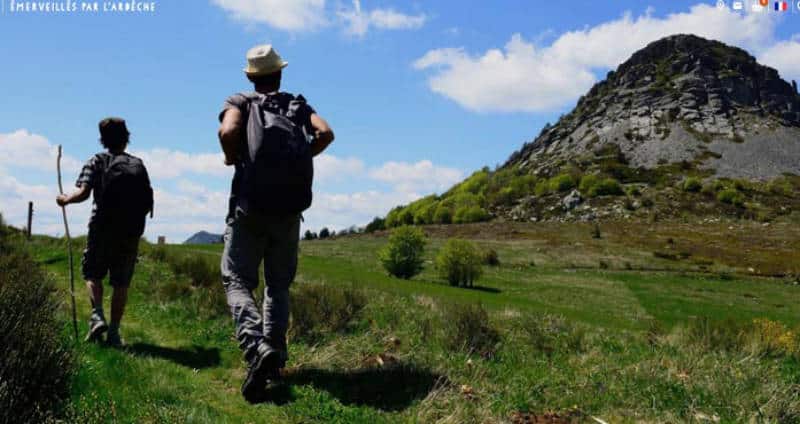 rando couple ardeche